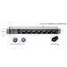 19" rozvodný panel 1U, 7x 220V napájecí kabel s koncovkou IEC 16A 19" rozvodný panel 1U, 7x 220V napájecí kabel s koncovkou IEC 16A