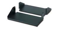 APC Double Sided Fixed Shelf for 2-Post Rack 250 lbs Black