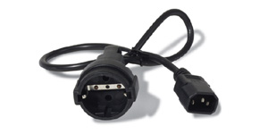 APC Power Cord [IEC 320 C14 to CEE 7/7(Schuko) Rec. - 0,61 m