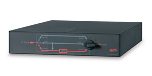 APC Service Bypass Panel- 230V; 50A; BBM; IEC320 C20/HW input; IEC-320 Output- (2) C19 (8) C13