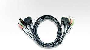 ATEN int.kabel pro KVM USB, DVI, audio, 1.8m pro CS1764