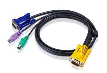 ATEN integrovaný kabel 2L-5201P pro KVM PS/2, 1,2 M