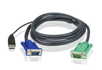 ATEN integrovaný kabel 2L-5202U pro KVM USB 1.8 M