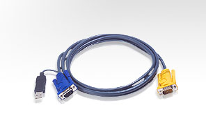 ATEN integrovaný kabel 2L-5202UP pro KVM USB 1,8m