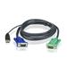 ATEN integrovaný kabel KVM USB 2L-5201U 1.2 M