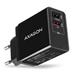 AXAGON ACU-QS24, QUICK a SMART nabíječka do sítě, 2x USB port QC3.0/AFC/FCP + 5V-1.2A, 24W AXAGON ACU-QS24, QUICK a SMART nabíječka do sítě, 2x USB port QC3.0/AFC/FCP + 5V-1.2A, 24W
