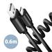 Axagon BUCM-AM10TB twister USB-C <> USB-A kabel 0,6m Axagon BUCM-AM10TB twister USB-C <> USB-A kabel 0,6m