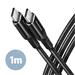 Axagon BUCM-CM10AB HQ datový a nabíjecí kabel USB-C <> USB-C 2.0 kabel 1m Axagon BUCM-CM10AB HQ datový a nabíjecí kabel USB-C <> USB-C 2.0 kabel 1m