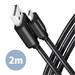 AXAGON BUMM-AM20AB, HQ kabel Micro USB <-> USB-A, 2m, USB 2.0, 2.4A, ALU, oplet, černý AXAGON BUMM-AM20AB, HQ kabel Micro USB <-> USB-A, 2m, USB 2.0, 2.4A, ALU, oplet, černý