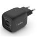 Belkin Duální 45W USB-C Power Delivery GaN PPS nástěnná nabíječka, černá Belkin Duální 45W USB-C Power Delivery GaN PPS nástěnná nabíječka, černá