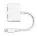 Belkin Lightning adaptér/rozdvojka 1x Lightning M/ 2x Lightning F Belkin Lightning adaptér/rozdvojka 1x Lightning M/ 2x Lightning F