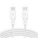 Belkin USB-C na USB-C kabel 100W, 3m, bílý - odolný Belkin USB-C na USB-C kabel 100W, 3m, bílý - odolný