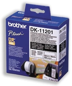 Brother - DK-11201 (papírové / standardní adresy - 400 ks) 29 x 90 mm