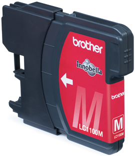 Brother LC-1100M (ink. magenta, 325 str. @ 5%)