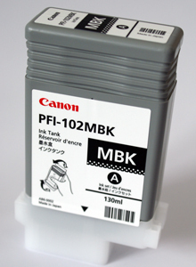 Canon cartridge PFI-102MBK iPF-500, 6x0, 7xx, LP-xx (PFI102MBK)