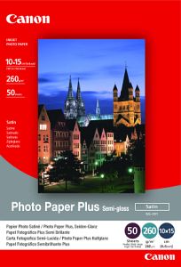 Canon fotopapír SG-201 - 10x15cm (4x6inch) - 260g/m2 - 50 listů - pololesklý