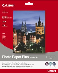 Canon fotopapír SG-201 - 20x25cm (8x10inch) - 260g/m2 - 20 listů - pololesklý