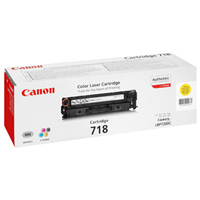 Canon toner CRG-718 / Yellow / 2900str. Canon toner CRG-718 / Yellow / 2900str.