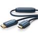 ClickTronic HQ OFC kabel DisplayPort - HDMI typ A, zlacené kon., 3D, M/M, 5m