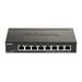 D-Link DGS-1100-08PV2 8-Port PoE Gigabit Smart Managed Switch- 8-Port 1000BaseTX Auto-Negotiating 10/100/1000Mbps Switch