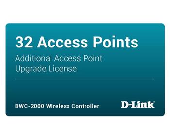D-Link DWC-2000-AP32-LIC Wireless Controller 2000 32 AP Service Pack