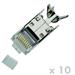 DATACOM Plug STP CAT7(6A) 8p8c- RJ45 drát (10ks)