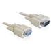 Delock Cable RS-232 serial Sub-D9 samec / samice 2 m Delock Cable RS-232 serial Sub-D9 samec / samice 2 m