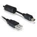 Delock KABEL USB 2.0 mini typ Olympus 12pin délka 1m Delock KABEL USB 2.0 mini typ Olympus 12pin délka 1m