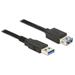 Delock Prodlužovací kabel USB 3.0 Typ-A samec > USB 3.0 Typ-A samice 0,5 m černý Delock Prodlužovací kabel USB 3.0 Typ-A samec > USB 3.0 Typ-A samice 0,5 m černý