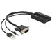 Delock VGA to HDMI Adapter with Audio Delock VGA to HDMI Adapter with Audio