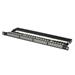 Digitus CAT 6 Patch Panel, stíněný, 24 portů RJ45 s uzávěrem, 8P8C, LSA, 0,5U, 19 "montáž do stojanu, bl
