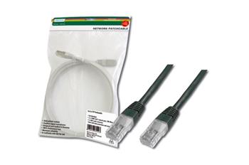 Digitus Patch Cable, UTP, CAT 5e, AWG 26/7, měď, černý 10m