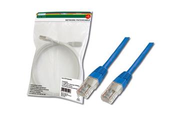 Digitus Patch Cable, UTP, CAT 5e, AWG 26/7, měď, modrý, 2m