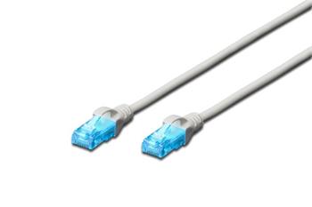 Digitus Patch Cable, UTP, CAT 5e, AWG 26/7, měď, šedý 30m