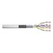 DIGITUS Patch kabel CAT 6 SF-UTP, surová délka 305 m, papírová krabička, AWG 26/7, LSZH, simplex, barva šedá