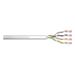 DIGITUS Propojovací kabel CAT 5e U-UTP, surová délka 305 m, papírová krabička, AWG 26/7, PVC, simplex, barva šedá