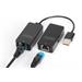 DIGITUS USB Extender, USB 2.0, pro použití s Cat5 / 5e / 6 (UTP, STP nebo SFT) kabelu až 50 m / 164 stop DIGITUS USB Extender, USB 2.0, pro použití s Cat5 / 5e / 6 (UTP, STP nebo SFT) kabelu až 50 m / 164 stop