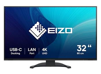 EIZO 31,5" EV3240X-BK, IPS, 3840 x 2160 (4K UHD), 350 cd/m2, 2000:1, 5ms, USB-C, DP, 2x HDMI, černý