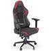 Endorfy herní židle Scrim RD/kůže + textil/červenočerná