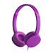 Energy Sistem Headphones Colors Grape, circumauralní sluchátka s mikrofonem 105 dB, single jack 3,5mm