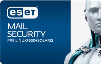ESET Mail Security pre Linux/BSD 5 - 10 mbx - predĺženie o 1 rok