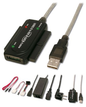 GEMBIRD Kabel redukce USB-IDE/SATA 2,5´´/3,5´´