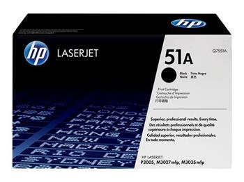 HP Q7551A Toner 51A pro LJ P3005/M3035mfp/M3027mfp, (6500str), Black HP Q7551A Toner 51A pro LJ P3005/M3035mfp/M3027mfp, (6500str), Black