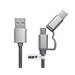iGET CABLE G2V1 - Univerzální datový a nabíjecí kabel s konektory USB-C a microUSB, 2A rychlonabíjení iGET CABLE G2V1 - Univerzální datový a nabíjecí kabel s konektory USB-C a microUSB, 2A rychlonabíjení