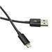 Kabel C-TECH USB 2.0 Lightning (IP5 a vyšší) nabíjecí a synchronizační kabel, 1m, černý Kabel C-TECH USB 2.0 Lightning (IP5 a vyšší) nabíjecí a synchronizační kabel, 1m, černý