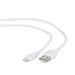 Kabel CABLEXPERT USB 2.0 Lightning (IP5 a vyšší) nabíjecí a synchronizační kabel, 2m, bílý Kabel CABLEXPERT USB 2.0 Lightning (IP5 a vyšší) nabíjecí a synchronizační kabel, 2m, bílý
