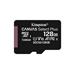 KINGSTON 128GB microSDHC CANVAS Plus Memory Card 100MB/85MBs- UHS-I class 10 Gen 3 - bez adaptéru KINGSTON 128GB microSDHC CANVAS Plus Memory Card 100MB/85MBs- UHS-I class 10 Gen 3 - bez adaptéru