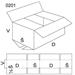 Klopová krabice, velikost 1/26, FEVCO 0201, 390 x 290 x 400 mm