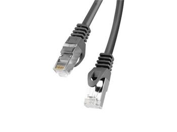 LANBERG Patch kabel CAT.6 FTP 15M černý Fluke Passed