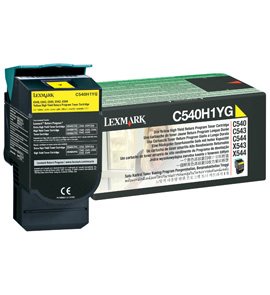 Lexmark C540, C543, C544, X543, X544 2K Yellow HY RP Toner Cart Lexmark C540, C543, C544, X543, X544 2K Yellow HY RP Toner Cart